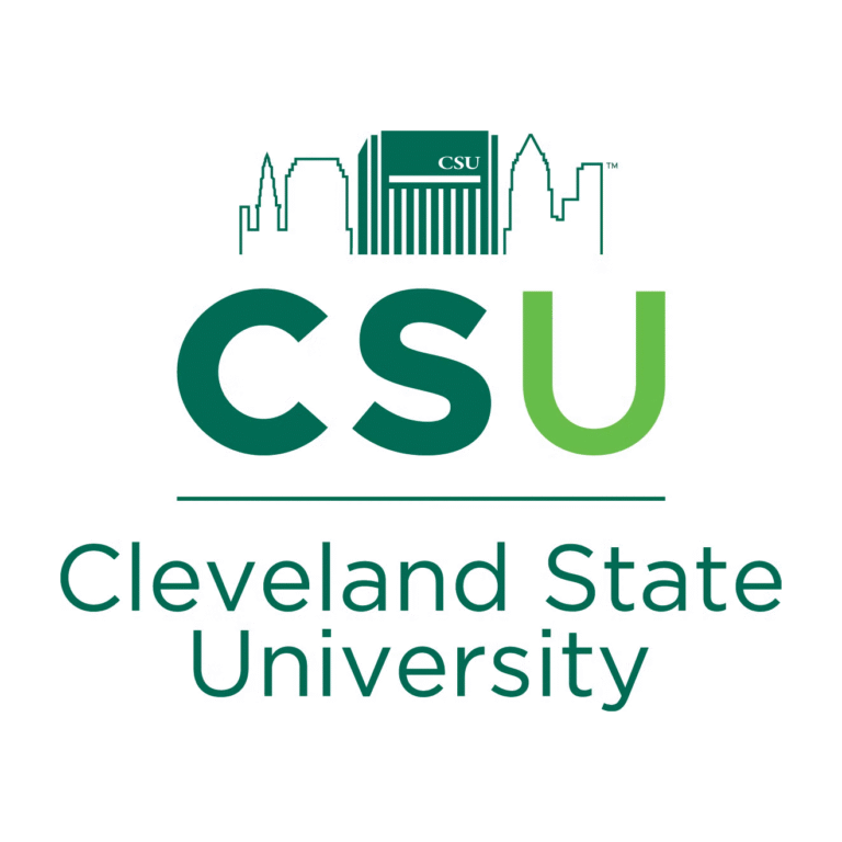 logo cleveland state university in vertical