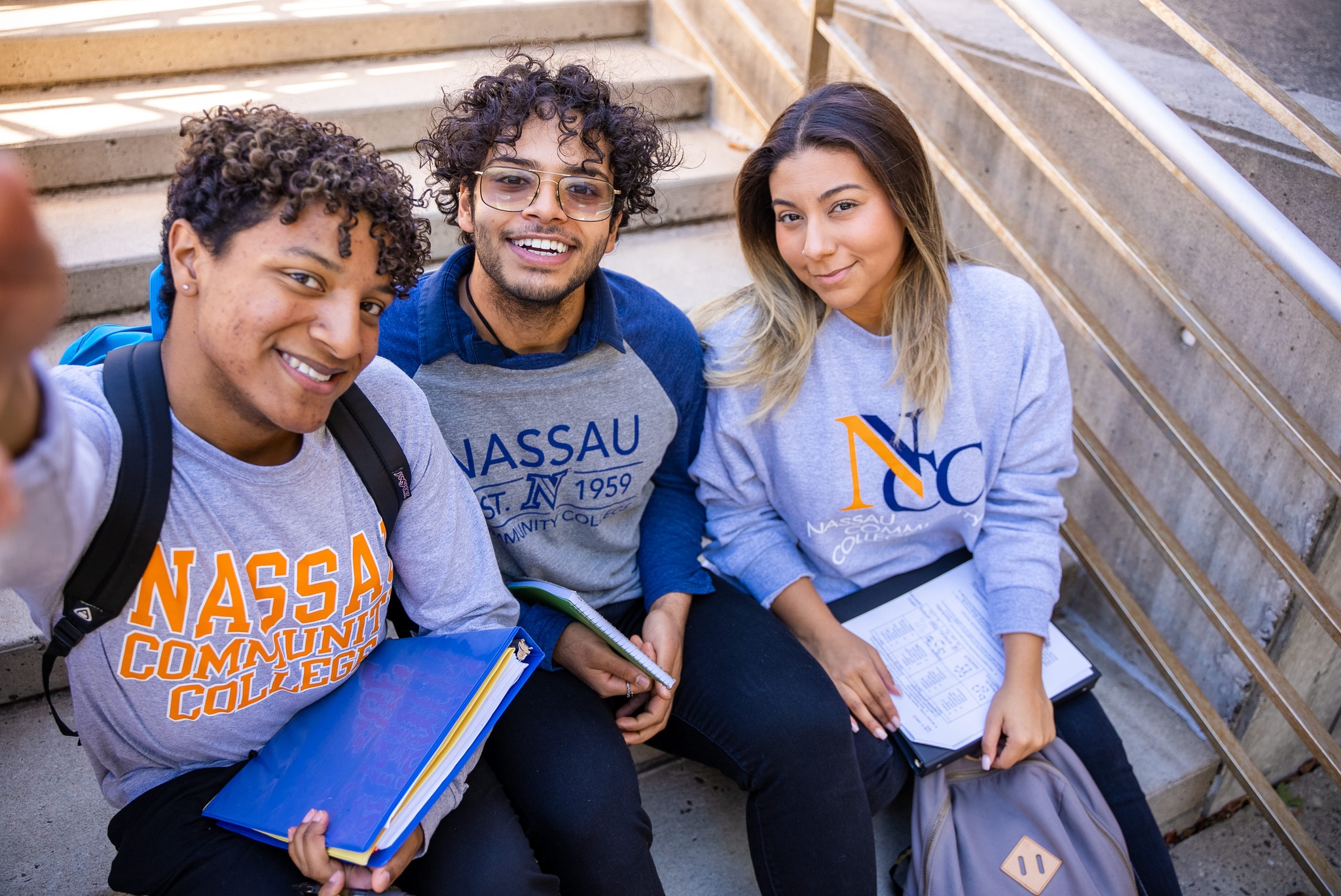 Nassau Community College students
