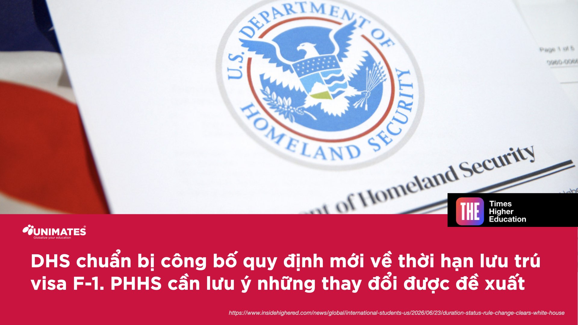DHS chuẩn bị công bố quy định mới về thời hạn lưu trú visa F-1